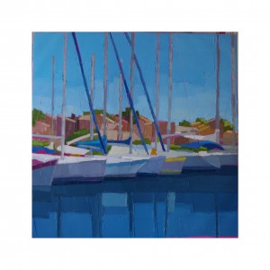 LE PORT DE PORQUEROLLE 70X70 vendu