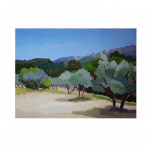 AU LOIN SAINTE VICTOIRE 73×54 vendu