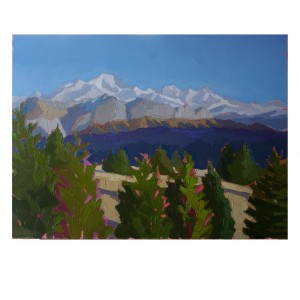 MONT BLANC VU DU SEMNOZ 81×60 vendu