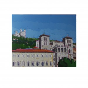 CATHEDRALE ET BASILIQUE 61×50 vendu