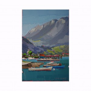 LA BAIE DE TALLOIRES ET SON EMBARCADERE 27X41 vendu