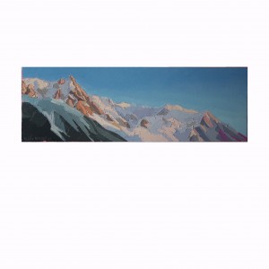 LES GLACIERS DE CHAMONIX 90×30 vendu