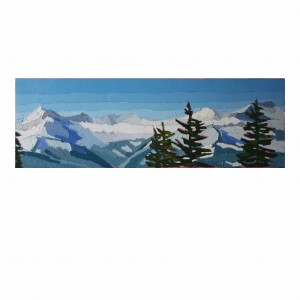 LA CHAINE DES ARAVIS 90×30 vendu