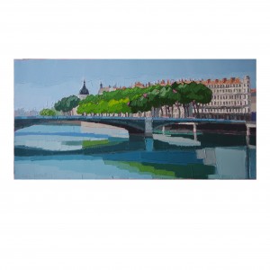 RHONE-HOTEL DIEU 80×40 vendu