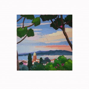 SAINT TROPEZ SOLEIL COUCHANT 60×60 vendu