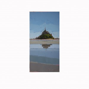 DANS LA BAIE DU MONT SAINT MICHEL 20×40 vendu