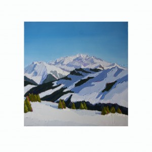 MONT BLANC VU D’ARECHES 70×70 vendu