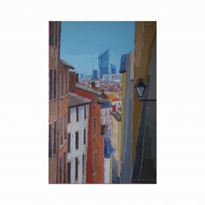 LYON MONTEE DES CARMES 54x81vendu