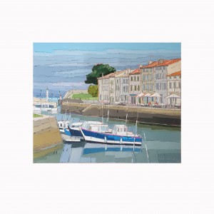 LE PORT DE SAINT MARTIN 73×60 vendu