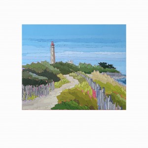 VERS LE PHARE DE LA BALEINE 61×50 vendu