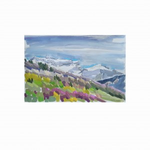 UNE AUTRE TOURNETTE 44×29 (gouache)