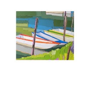 QUELQUE PART SUR UN LAC ITALIEN 55×46