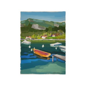 GOUACHE BAIE 29×20
