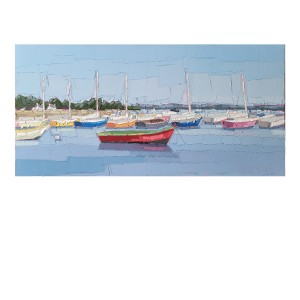 LA BARQUE ROUGE 80×40