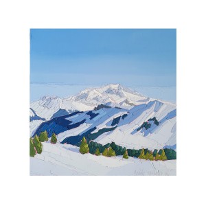 MONT BLANC VU DU CUVY (ARECHES) 50X50