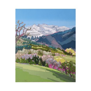 LA TOURNETTE COULEURS PRINTANIERES 46×55