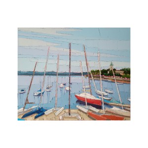 SOUVENIR D&rsquo;ETE LAC MAJEUR 61×50