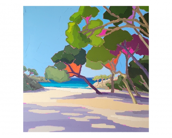 A LA PLAGE 90×90