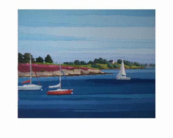 DANS LE GOLF DU MORBIHAN 81×65 vendu