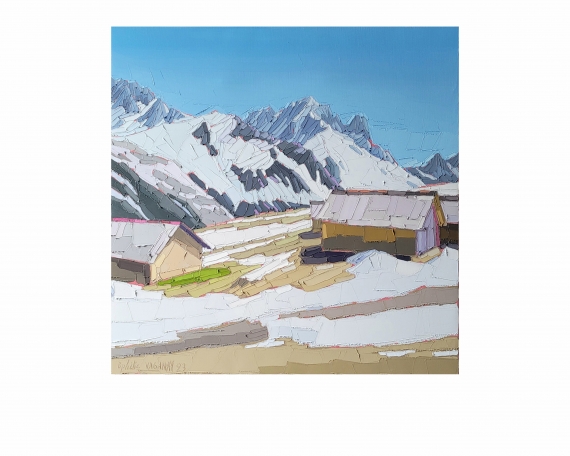EN DESCENDANT AU TOUR 60×60