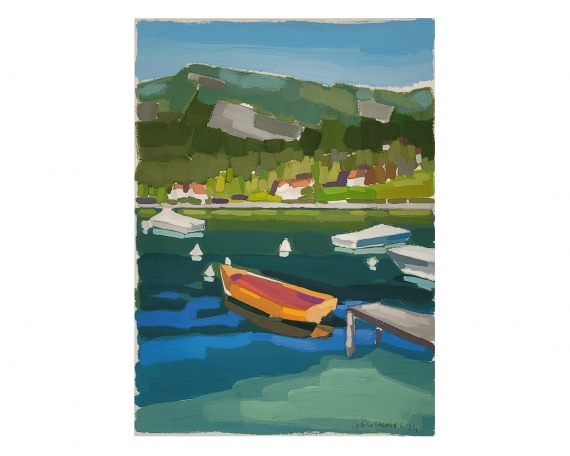 GOUACHE BAIE 29×20