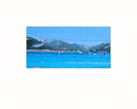 HUILE SUR CARTON 32×16 vendu