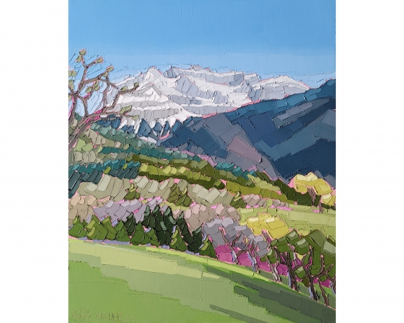 LA TOURNETTE COULEURS PRINTANIERES 46×55