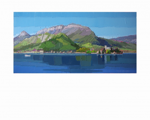 CHATEAU DE DUINGT LAC D’ANNECY 100×50 vendu