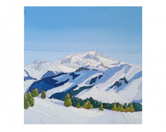 MONT BLANC VU DU CUVY (ARECHES) 50X50