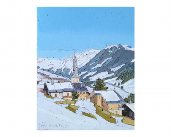 L’EGLISE D’HAUTELUCE 46×33