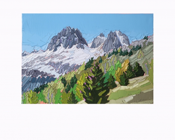 LES AIGUILLES ROUGES 55×38