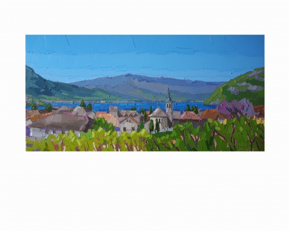 TALLOIRES LAC D’ANNECY 100X50